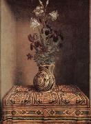 Hans Memling Vase mit Blumen Sweden oil painting artist